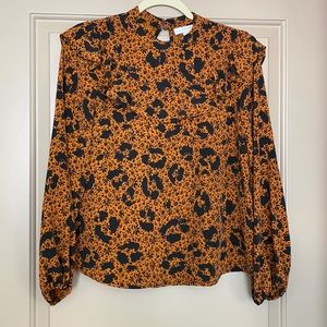 Topshop printed blouse